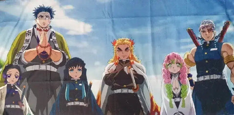 Demon Slayer Bath Towel Rengoku Muichiro Mitsuri Tengen Shinobu Gyomei