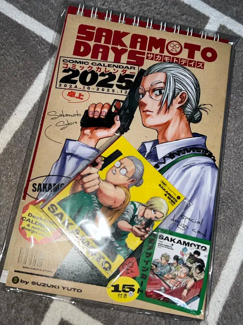 2025 Sakamoto Days Original Art Calendar + Unboxing for Benefit Check