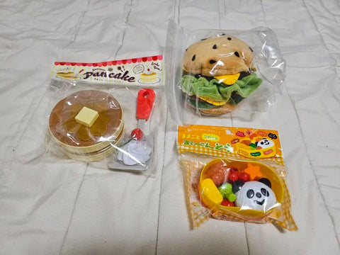 Doll props, pancake props, panda lunchbox props