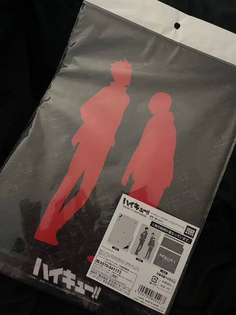 Takara Tomy Haikyu!! Nekoma Kuroo Kenma KuroKen 3-Tier Clear File / Unopened