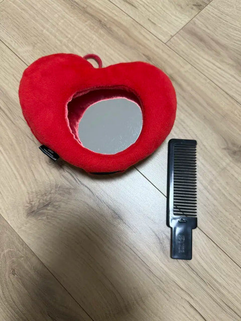 BT21 Tata Doll Hand Mirror Comb