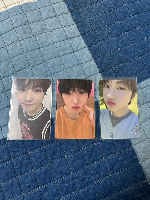 NCT Wish Sakuya photocard 3-piece set Color Apple Music unreleased Steady Songbird