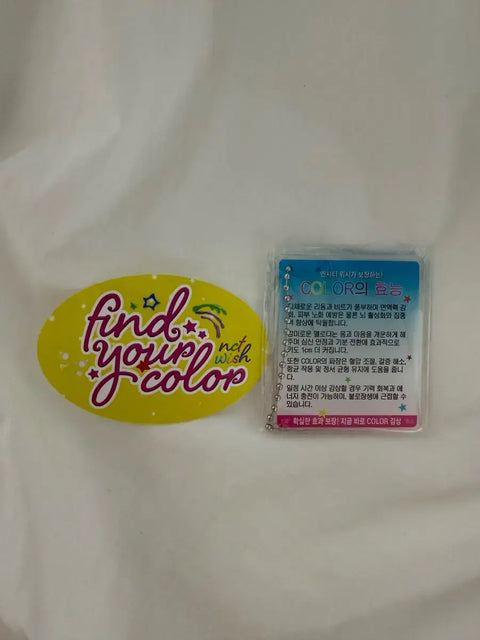 NCT WISH Pop-up Admission Acrylic Keyring Color Effect Transfer