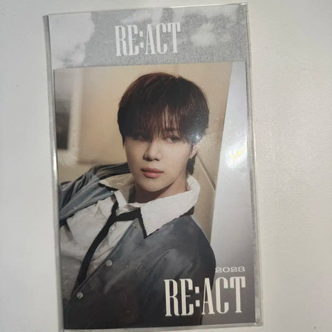 SHINee Taemin re:act React Beyond Live AR Photocard Ticket Set Unopened