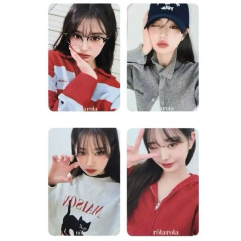 Laura Laura Jang Wonyoung photocard set of 4