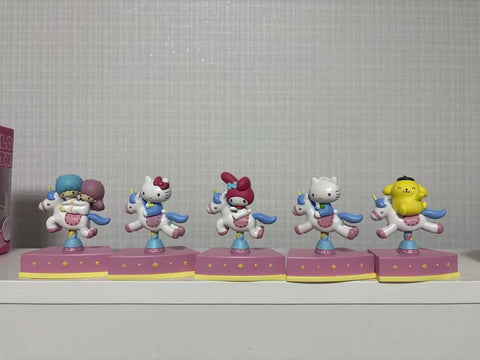 Sanrio Carousel Figure 5 Piece Set for Sale