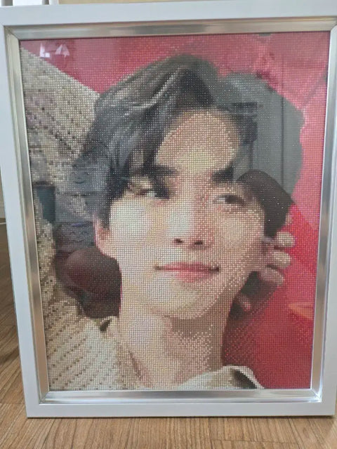 2PM Lee Jun-ho Jewel Cross Stitch Frame