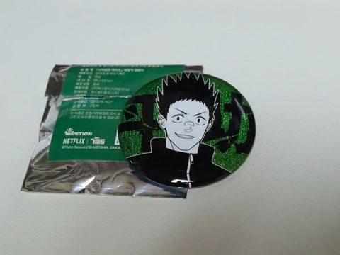 Sakamoto Days Heisuke Metallic Can Badge