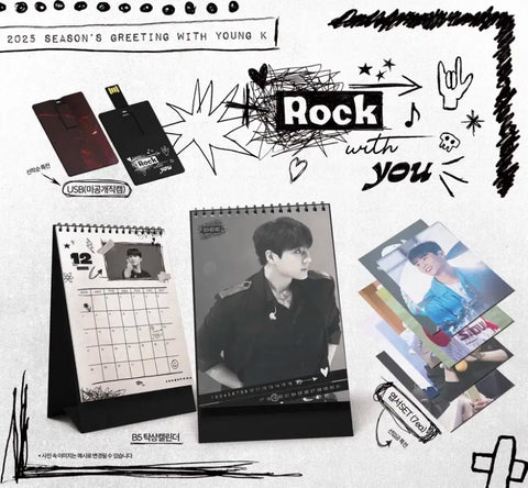 DAY6 Young K 2025 Season's Greetings Unofficial Goods Transfer