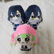 Demon Slayer Iguro Obanai Kanroji Mitsuri Doll Chibi Gurumi Chibi Nui Set