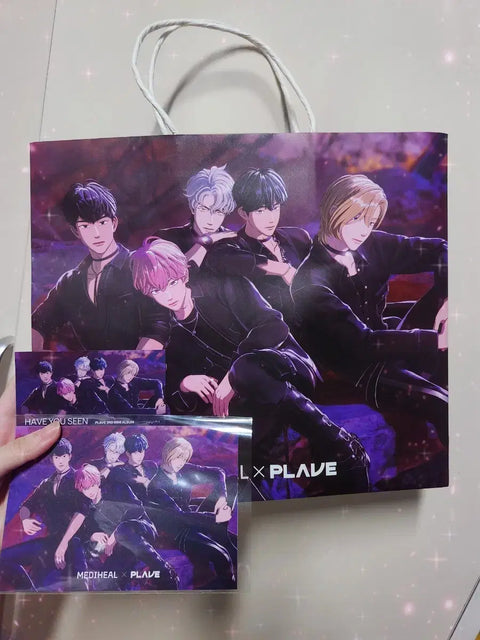MediHeal Plave shopping bag (new) + discount coupon card + Plave postcard