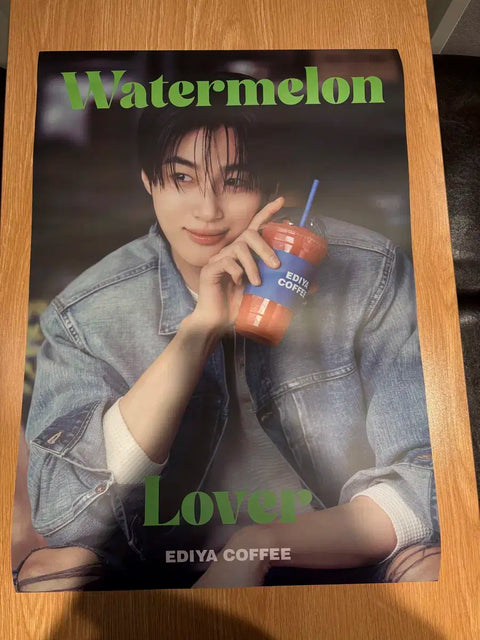 Ediya Watermelon Lover Watermelon Thief Byeon Woo-seok Bromide Poster