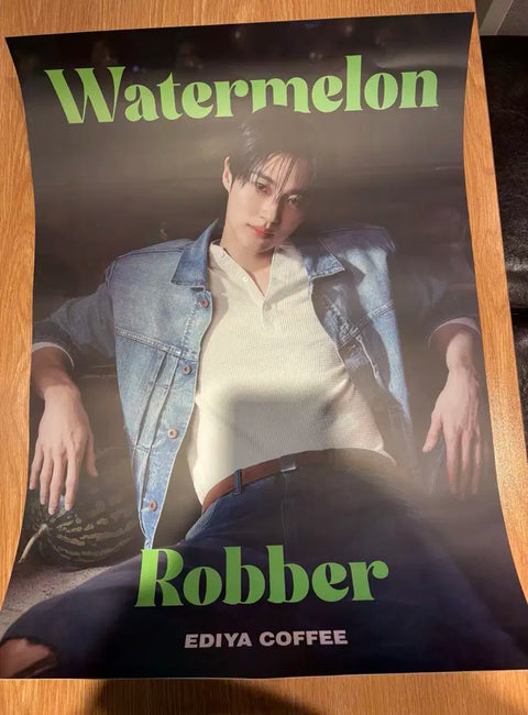 Ediya Watermelon Lover Watermelon Thief Byeon Woo-seok Bromide Poster