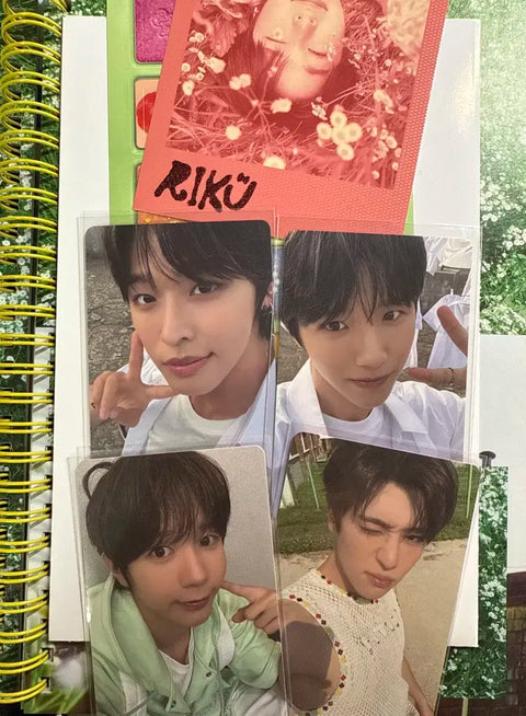 NCT Wish Color Photobook First Press Limited Edition Photocards Riku, Ryo, Sion, Jaehee