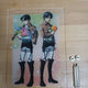 Attack on Titan Eren Levi Acrylic Stand Past and Future
