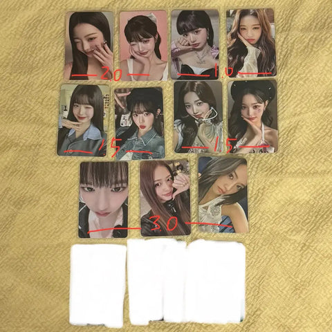 IVE photocard unreleased benefit lucky draw transfer