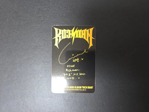 aespa Richman Giselle photocard