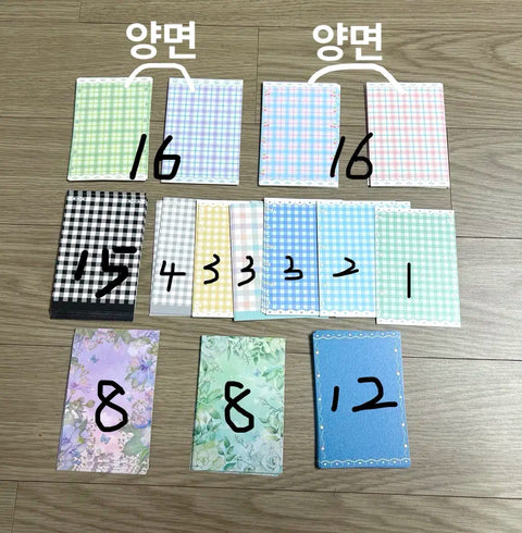 Photocard binder refills bulk sale