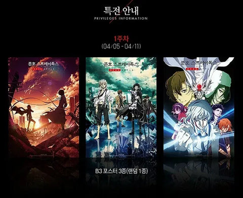 Bungo Stray Dogs: Dead Apple Poster
