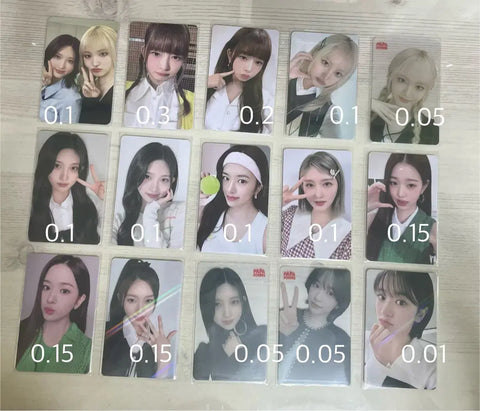 IVE~ I have a lot of photo cards.