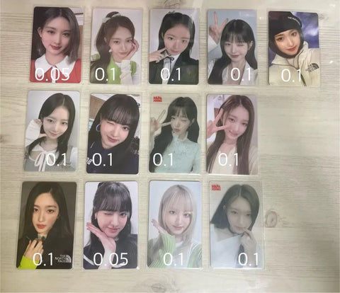 IVE~ I have a lot of photo cards.