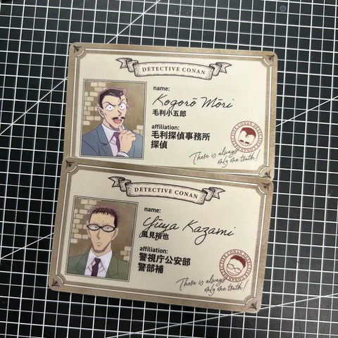 For Sale) Detective Conan ani-art Acrylic Plastic Card Kazami Famous