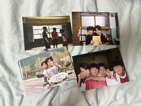 Behind the scenes postcard set after summer