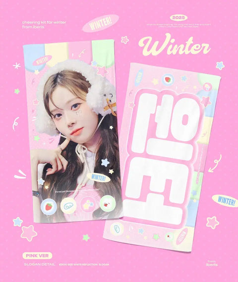 aespa Winter slogan fansite goods concert photocard