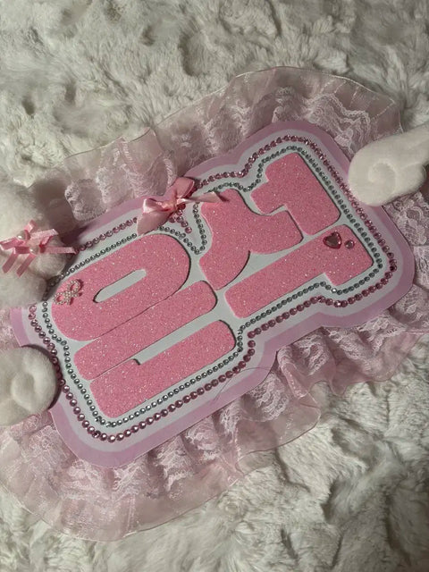 Eunseok Nameboard Pink Rise