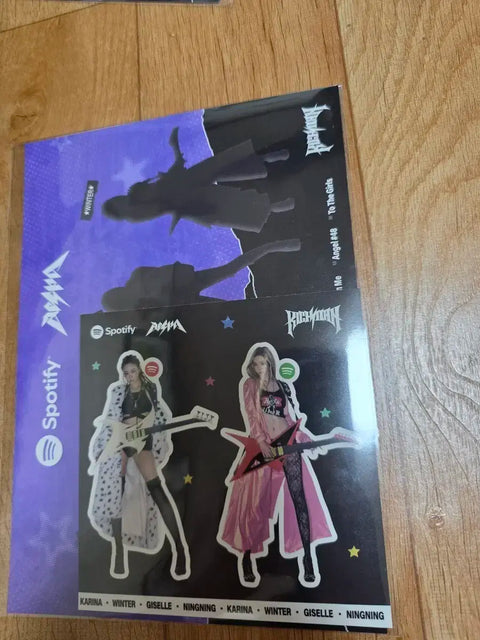 Selling aespa Richman pop-up Giselle Winter stickers.