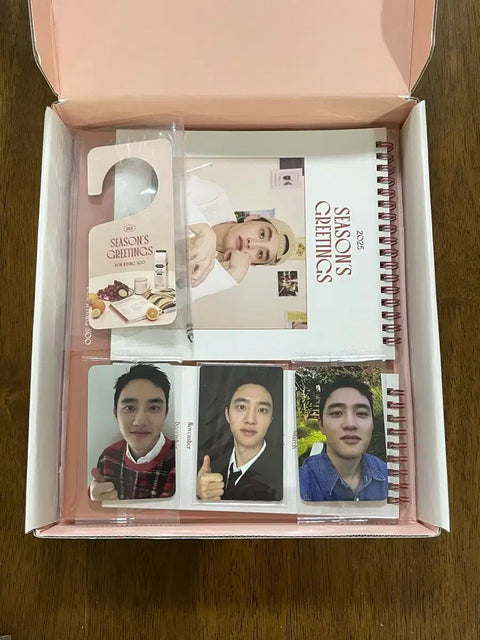 Doh Kyungsoo 2025 Season's Greetings + Ktown4u POB Photocards 2pcs