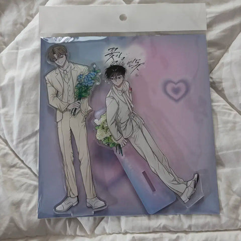 Unopened Flower Petal Pond MOFUN Collaboration Cafe Acrylic Stand