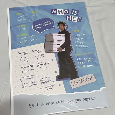 Actor Lee Tae-bin Fan Club Membership Kit Photobook