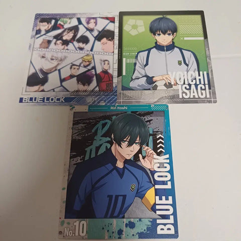 Blue Lock card 3-piece set sale Isagi Rin group