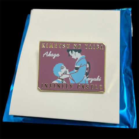 Akaza & Koyuki Pin Badge