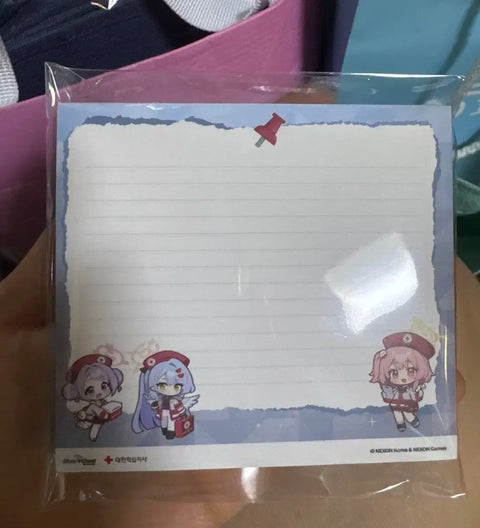 Blue Archive Blood Donation Memo Pad