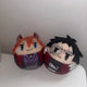 Bungou Stray Dogs Akutagawa Chuuya roly-poly plush set