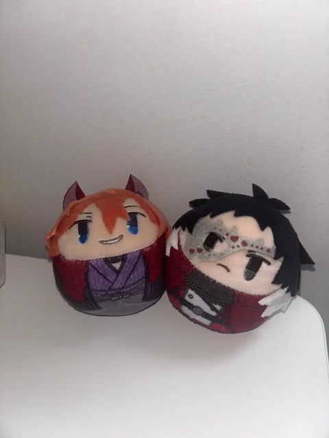 Bungou Stray Dogs Akutagawa Chuuya roly-poly plush set