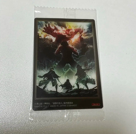 Attack on Titan card photocard goods unopened