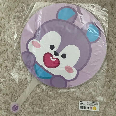 BT21 Mesh Face Fan Uchiwa