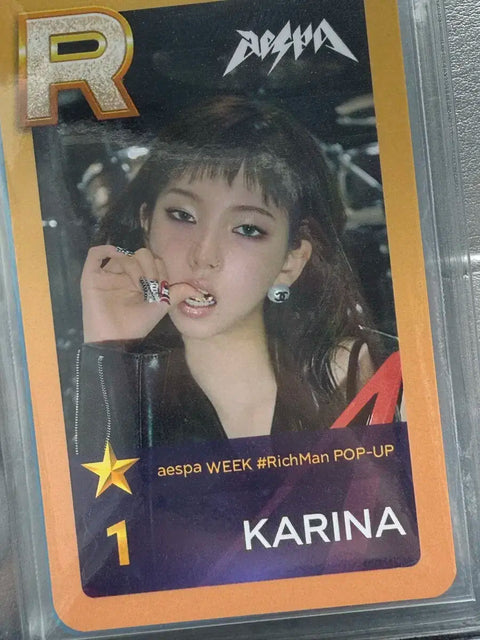 aespa Karina Richman Pop-up SuperStar SM Photocard Trading