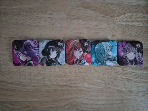 Roselia Movie Promise 5-Person Square Badge