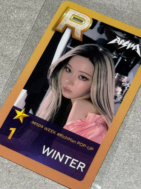 aespa Richman Pop-up Winter Superstar SMTOWN Photocard Trading/Sale