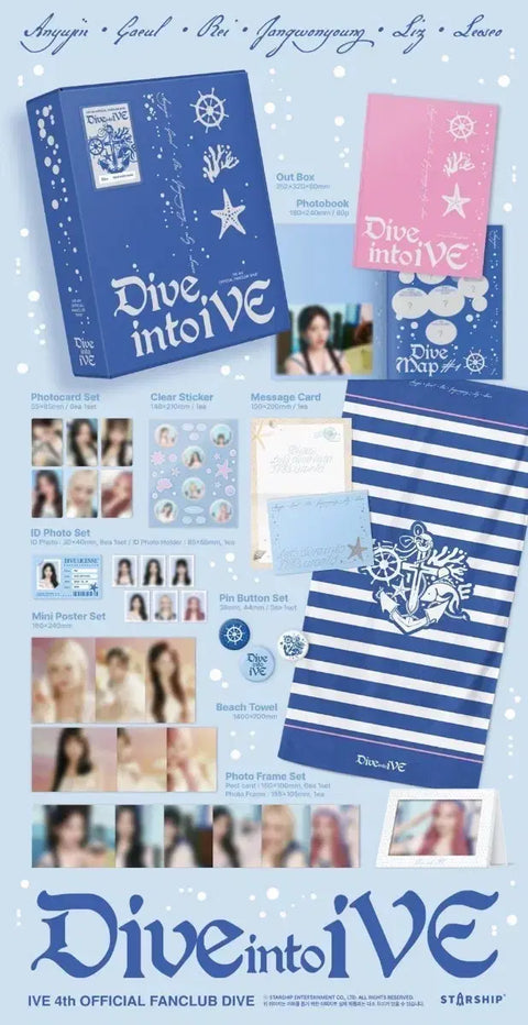 DIVE 4th Gen Fan Club Kit Transfer