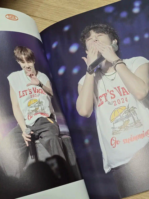 Kim Sung-kyu LV3 Let's Vacay Tour Concert Photobook + Postcard Set