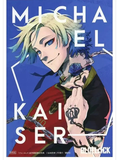 Blue Lock Bookstore TSUTAYA Bonus Postcard Michael Kaiser