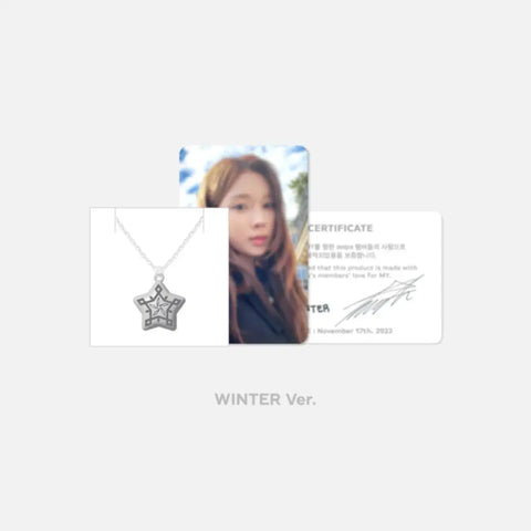 aespa Winter 2nd Anniversary Necklace Full Set