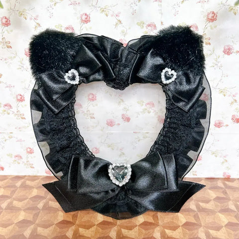 Cat ear heart toploader