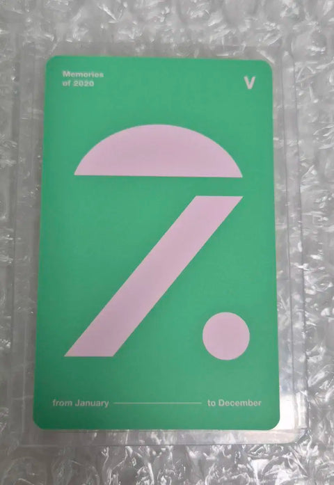 BTS 2020 Memories DVD Taehyung Photocard
