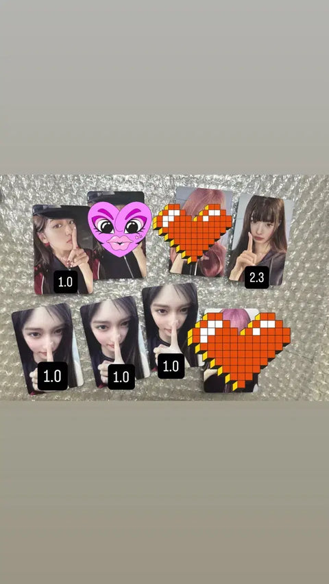 Ive Jang Wonyoung Yujin Leeseo photocard SSQ photocard poca sell from Korean